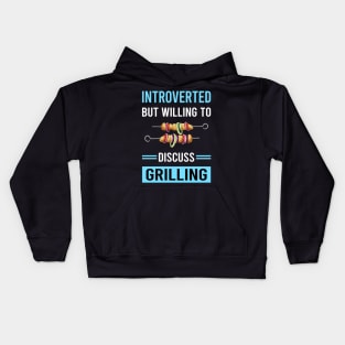 Introverted Grilling Kids Hoodie